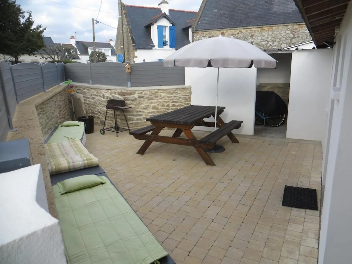 Сasa de vacaciones Ti Gwenn 6P-Maison 3Ch-Terrasse Port Maria Wifi Quiberon